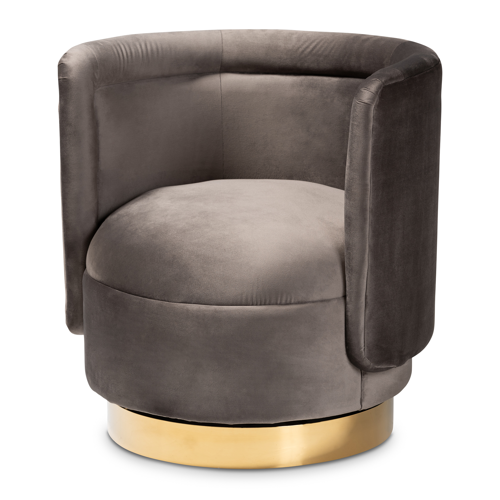 swivel velvet accent chair