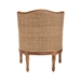 bali & pari Elizette Traditional French Beige Fabric and Honey Oak Finished Wood Accent Chair - BSOSEA689-Light wood-NAT01/White-F00