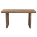 bali & pari Daijiro Modern Bohemian Natural Brown Seagrass and Wood Dining Table - BSOF232-FT15-Wood & Seagrass-Dining Table