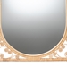 bali & pari Isley Modern Bohemian Natural Brown Rattan Accent Wall Mirror - BSORMWH03-Rattan Mirror