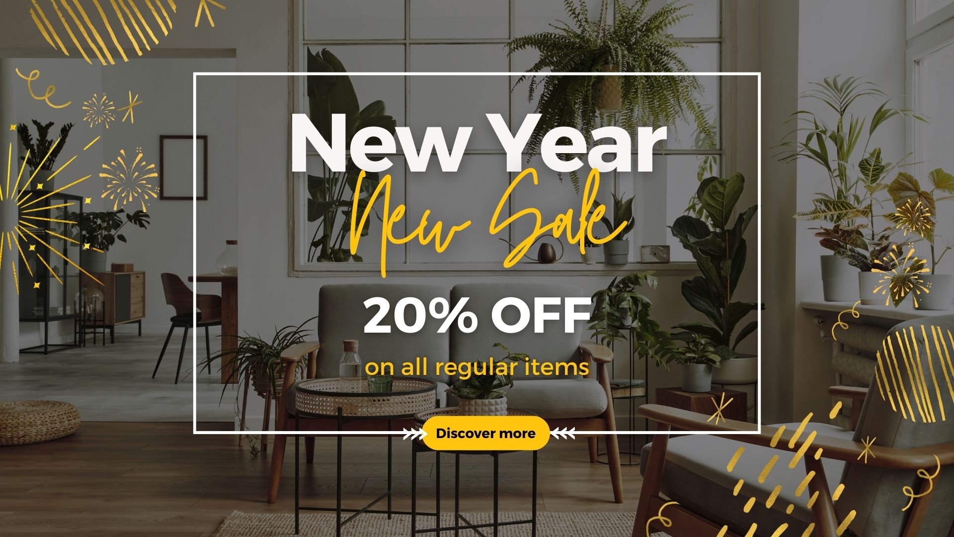 New Year Sale regular priced items 20% off