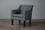 Baxton Studio Brittany Club Chair-Gray