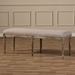 Baxton Studio Clairette Wood Traditional French Bench - BSOTSF-9303-Beige-OTTO