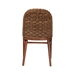 bali & pari Denver Modern Bohemian Walnut Brown Finished Acacia Wood and Seagrass Dining Chair - BSODenver-Wood/Banana Leaf-DC