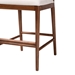 bali & pari Nadim Modern Bohemian Seagrass and Acacia Wood Counter Stool - BSONew York-Wood/Banana-CS