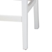 bali & pari Talli Bohemian Paper Loom and White Mahogany Wood 2-Piece Bar Stool Set - BSOBCP-01-Wood/White-BS