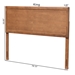 Baxton Studio Alan Modern and Contemporary Transitional Ash Walnut Finished Wood Queen Size Headboard - BSOMG9726-Ash Walnut-HB-Queen