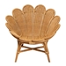 bali & pari Blossom Bohemian Honey Rattan Accent Flower Chair - BSOBlossom-Light Honey Rattan-CC