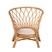 bali & pari Emmeline Bohemian Honey Rattan Accent Chair - BSOModel 1-Light Honey Rattan-CC