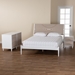 Baxton Studio Louetta Carved Contrasting 3-Piece Bedroom Set - BSOSW8591-White-3PC King Bedroom Set