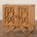 bali & pari Baylor Bohemian Light Honey Rattan Storage Cabinet - BSOTORAJA-Light Honey Rattan-Cabinet