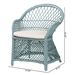 bali & pari Casilda Bohemian Light Blue Braided Rattan Arm Chair - BSORCN 012-Light Blue Rattan-AC