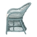 bali & pari Casilda Bohemian Light Blue Braided Rattan Arm Chair - BSORCN 012-Light Blue Rattan-AC