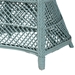 bali & pari Casilda Bohemian Light Blue Braided Rattan Arm Chair - BSORCN 012-Light Blue Rattan-AC