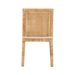 bali & pari Sofia Modern and Contemporary Natural Finished Wood and Rattan Dining Chair - BSOSofia-Natural-DC