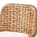 bali & pari Kyle Modern Bohemian Natural Brown Woven Rattan Counter Stool with Cushion - BSOKyle-Rattan-CS